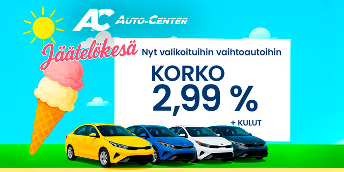 Kesäkampanja – vaihtoauto rahoituksella