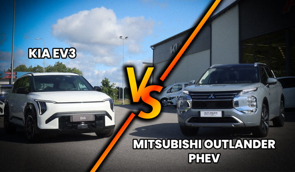 Kia EV3 versus Mitsubishi Outlander phev