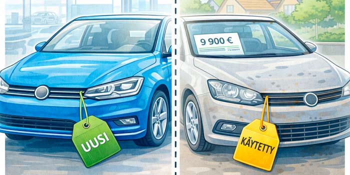 Uusi vai käytetty auto 10 Uusi vai käytetty auto